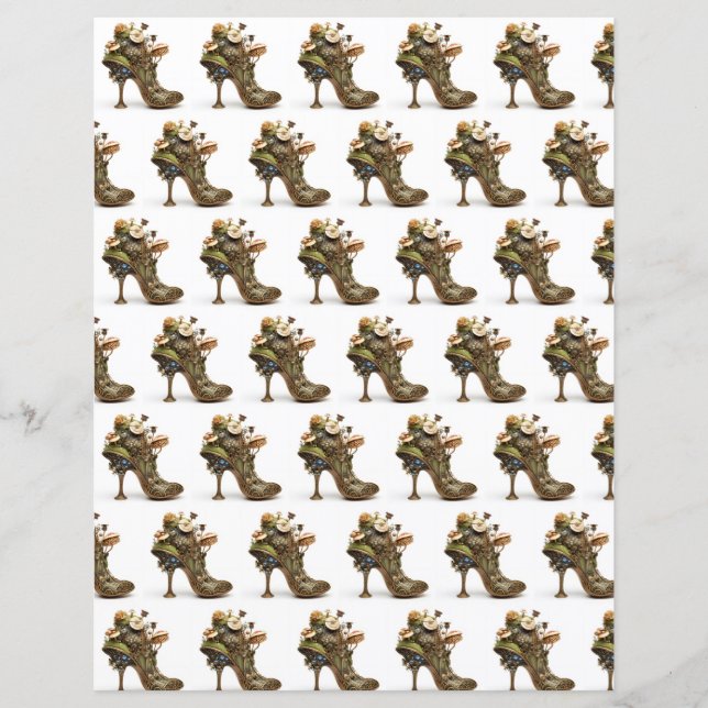 Sapatos flor fancy SCV 22 (Frente)