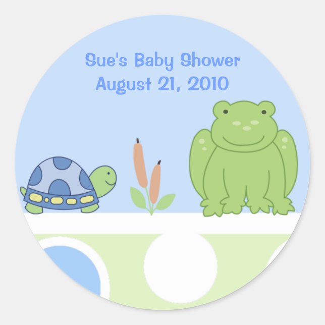 Sapo Amigável e Autocolante (Frente)