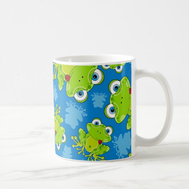 Sapo bonito caneca de café modelada (Direita)
