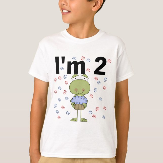 Sapo com Camisetas do segundo aniversário do Cupca (Frente)