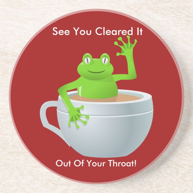 Sapo Da Porta copos Da Garganta (Frente)