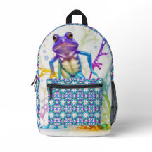 Sapo de dança vibrante entonado com grande padrão