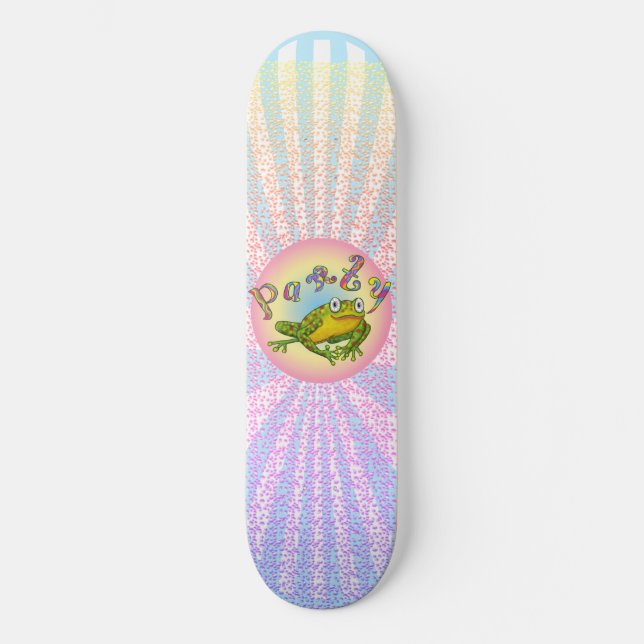 Sapo de festa Skateboard (Frente)