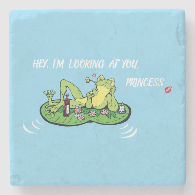 Sapo de Porta copos de pedra (Frente)