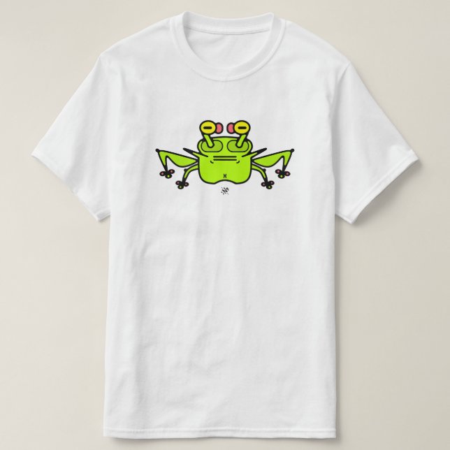 Sapo de sapo com rabugem v1 T-Shirt (Frente do Design)
