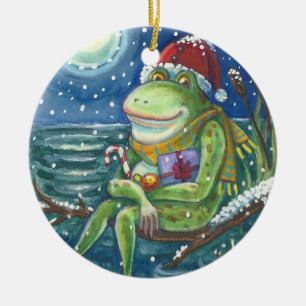 Sapo em ENFEITES DE NATAL do registro