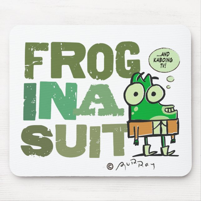 Sapo em um terno Mousepad (Frente)