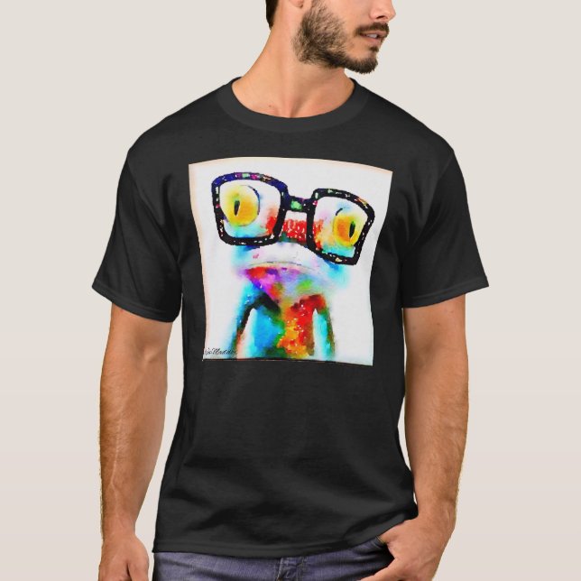 Sapo Funky do t-shirt de alta qualidade (Frente)