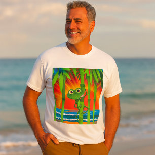 Sapo Na Camisa T Do Bamboo Mens