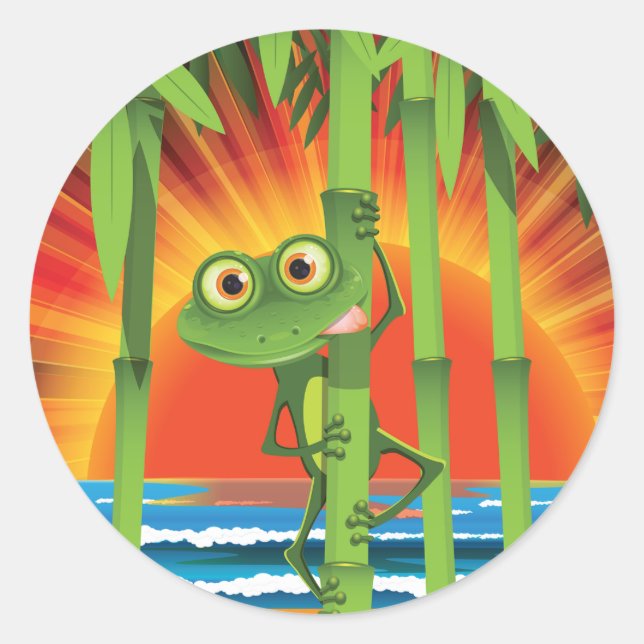 Sapo Nos Adesivos Bamboo (Frente)