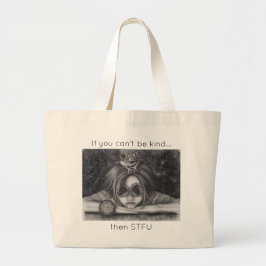 Sapo Princesa Tote Bag STFU Seja gentil com bolsa