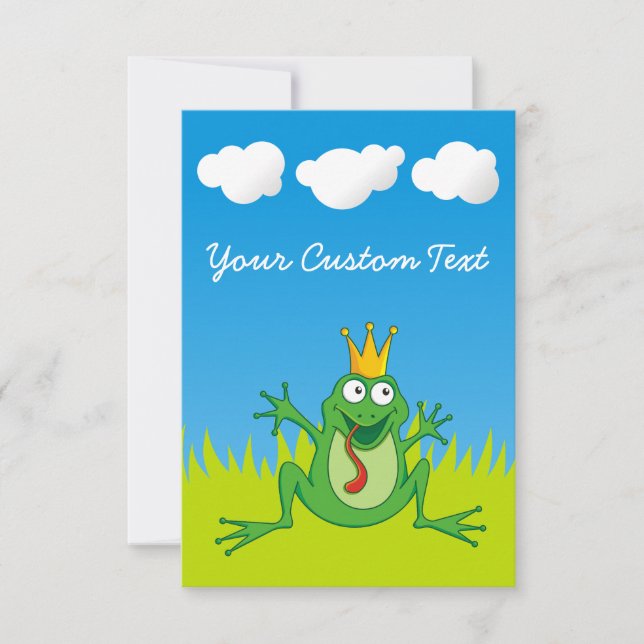 Sapo Príncipe 3,5" x 5" (Frente)