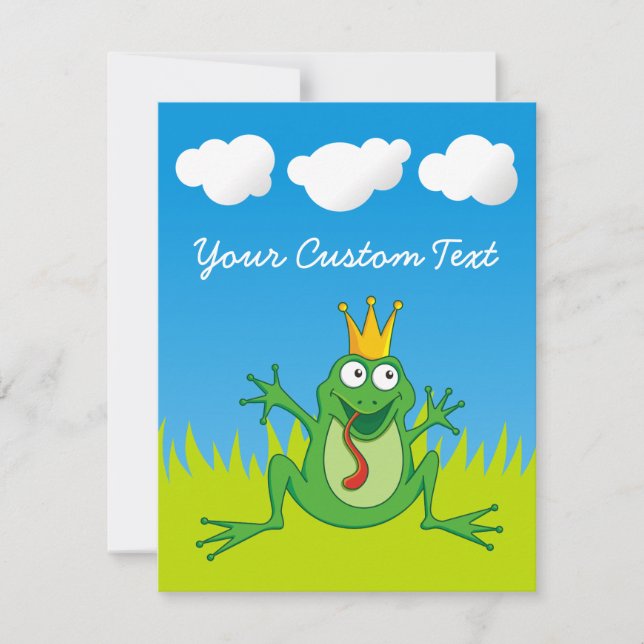 Sapo Príncipe 4,25" x 5,5" (Frente)