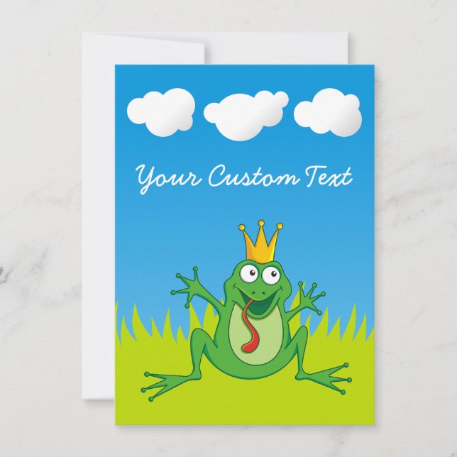 Sapo Príncipe 4,5" x 6,25" (Frente)