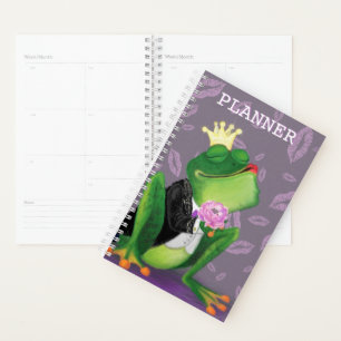 Sapo Príncipe Planejador Beija Engraçado