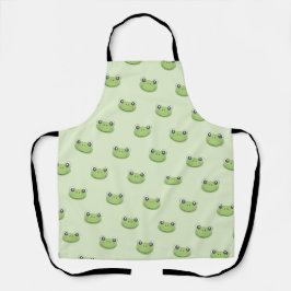 Sapo Verde Bonito | Impressão All-Over Apron