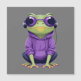 Sapo Vestindo Hoodie Funny Legal Caráter Animal