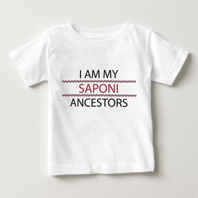 Saponi Ancestors Baby T-shirts (Frente)