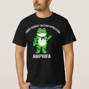 Sapos Contra a Opressão Fascista AMPHIFA Camisa Di