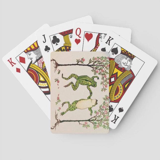 Sapos Dançantes Cartas de Baralho (Verso)
