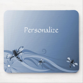 Sapphire Dragonflies Mousepad