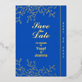 Sapphire Wedding Foil Salvar Data