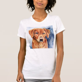 Sara o t-shirt do golden retriever