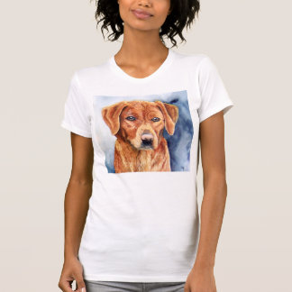 Sara o t-shirt do golden retriever