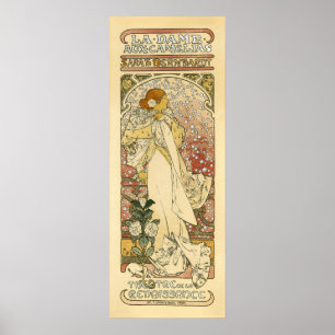 Sarah Bernhardt, poster auxiliar da dama Camélias