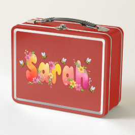 Sarah - Caixa de Lanche Personalizada de Abelha