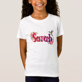 Sarah - Camisa Personalizada - Para Crianças