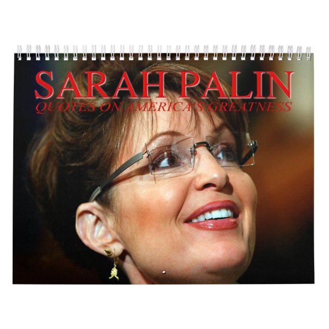 Sarah Palin cita o calendário de parede (Capa)