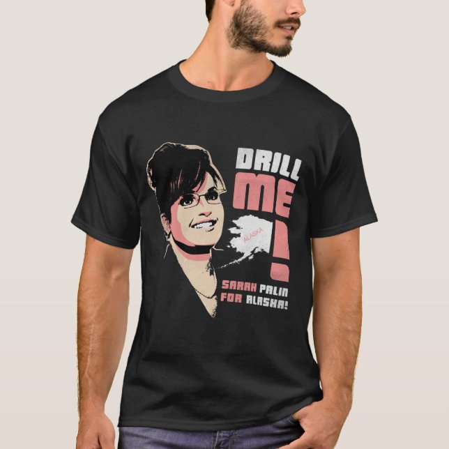 Sarah Palin "fura-me!" T-shirt (Frente)