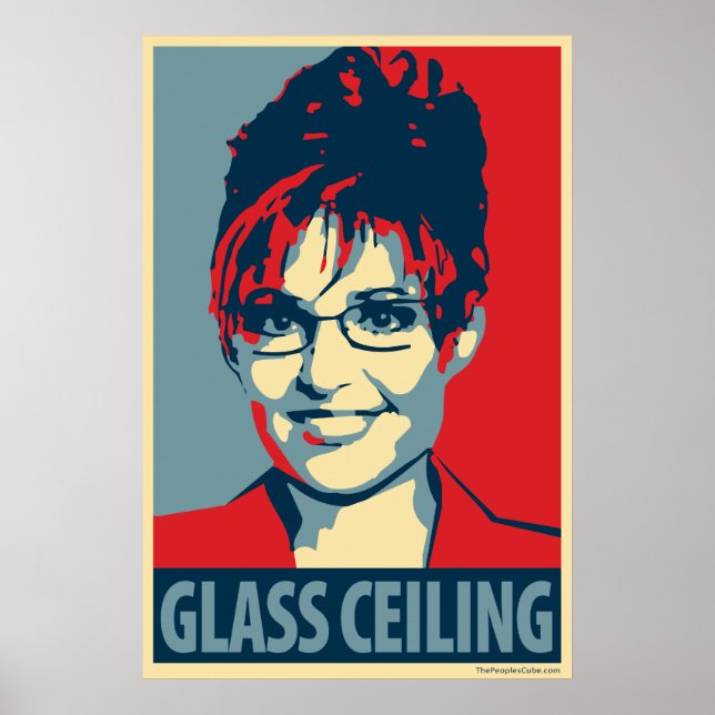 Sarah Palin - Teto de Vidro: OHP Poster (Frente)