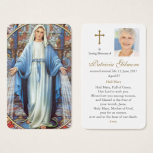 Saraiva Mary dos cartões da oração