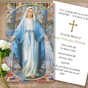 Saraiva Mary dos cartões da oração