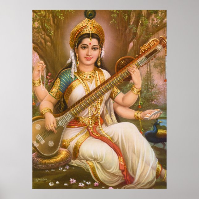Saraswati Poster (Frente)