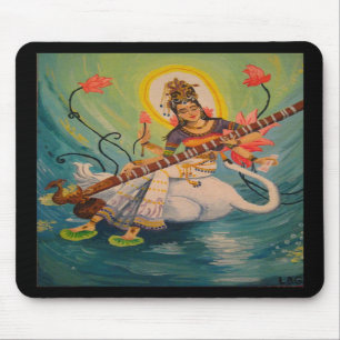 Saraswati que pinta Mousepad