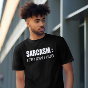 SARCASM, Camisetas engraçadas. Camisa Meme. Sarcás