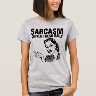 SARCASM SERVIU T-Shirts DIÁRIAS FRESCAS