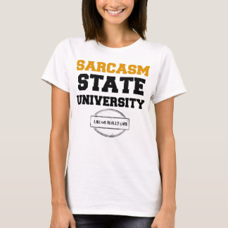 Sarcasm State Bella+Canvas Boxy Crop Top T Shirt