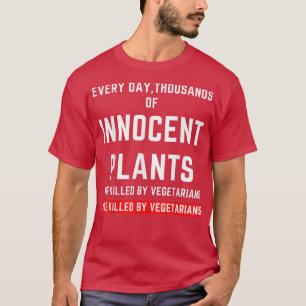 Sarcasmo Vegetariano Camisa Humorista Vegetariana