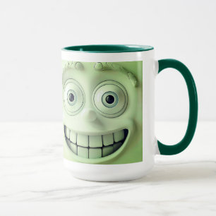 Sarcastic Face 3D Caneca Wrap – Felicidade é uma E
