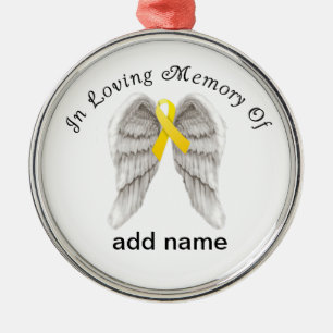 Sarcoma memorável da fita do amarelo dos enfeites