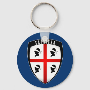 Sardenha, Chaveiros Shield Crest (azul)