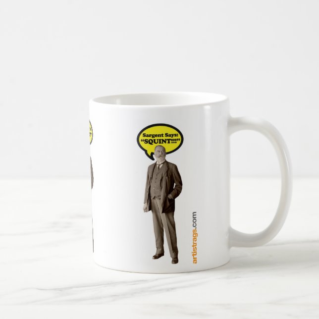 Sargent diz o "ESTRABISMO!" Caneca (Direita)