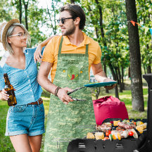 Sargento-Grill Camo Personalizado Griling Apron