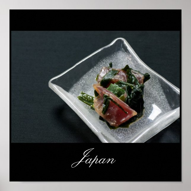Sashimi na Poster do Japão (Frente)