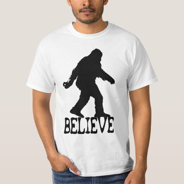 Sasquatch "ACREDITA" o t-shirt (Frente)