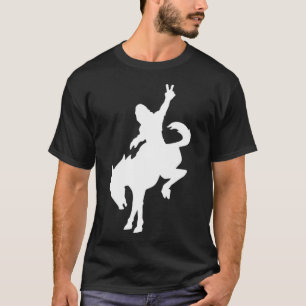 Sasquatch cavalgando Bronco T-Shirt